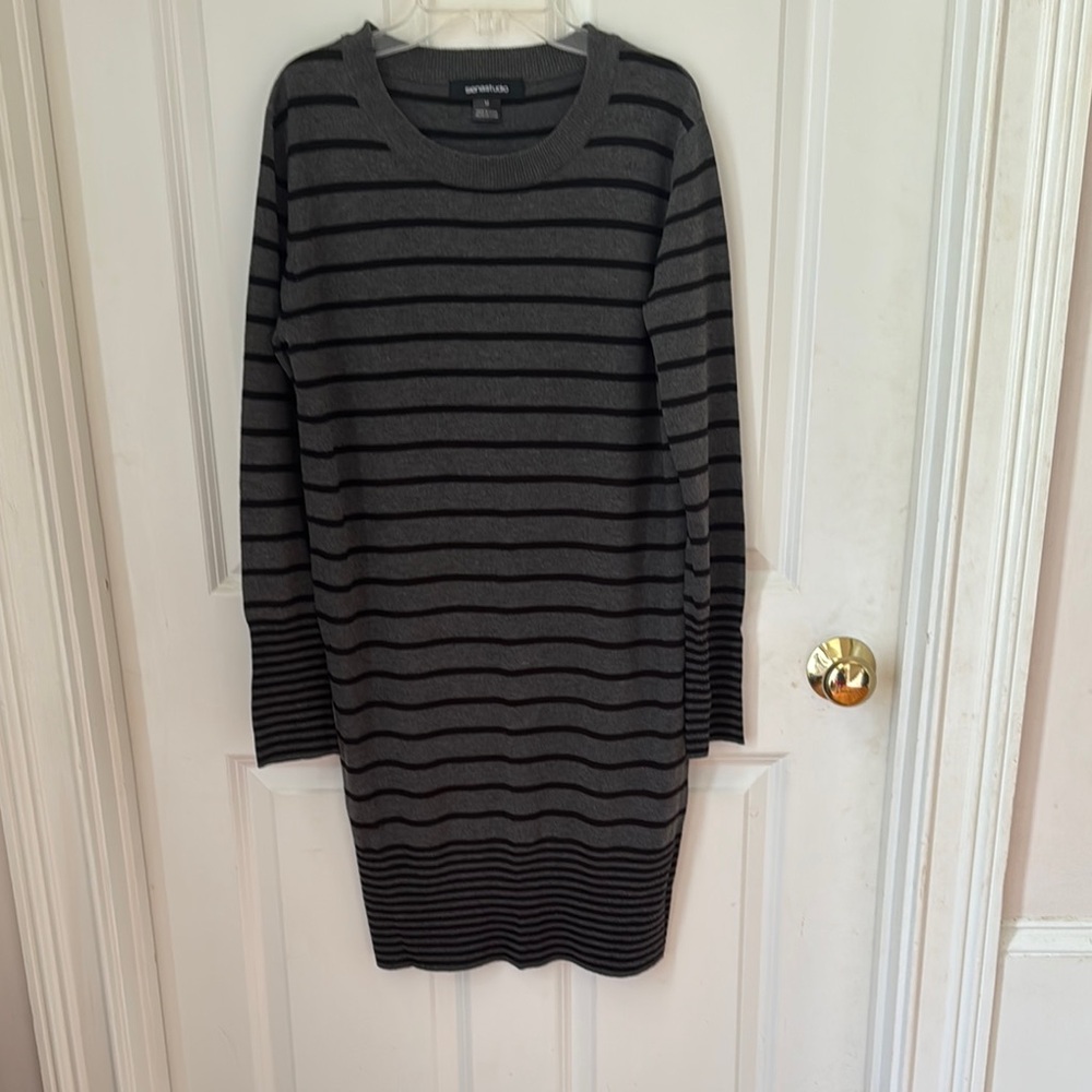 Woman’s gray sweater dress. A-2
